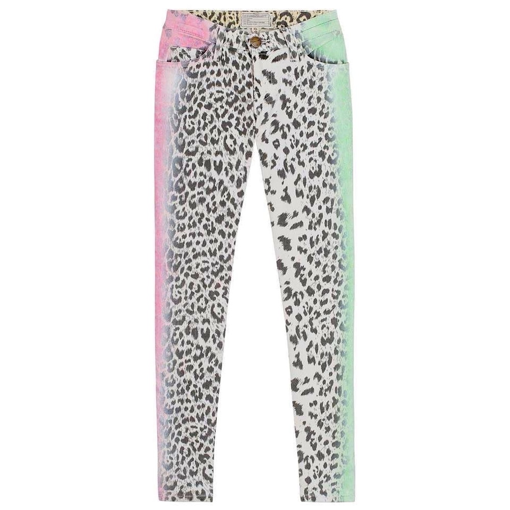 Rare Current/Elliott Leopard Print Multi Airbrush Jeans